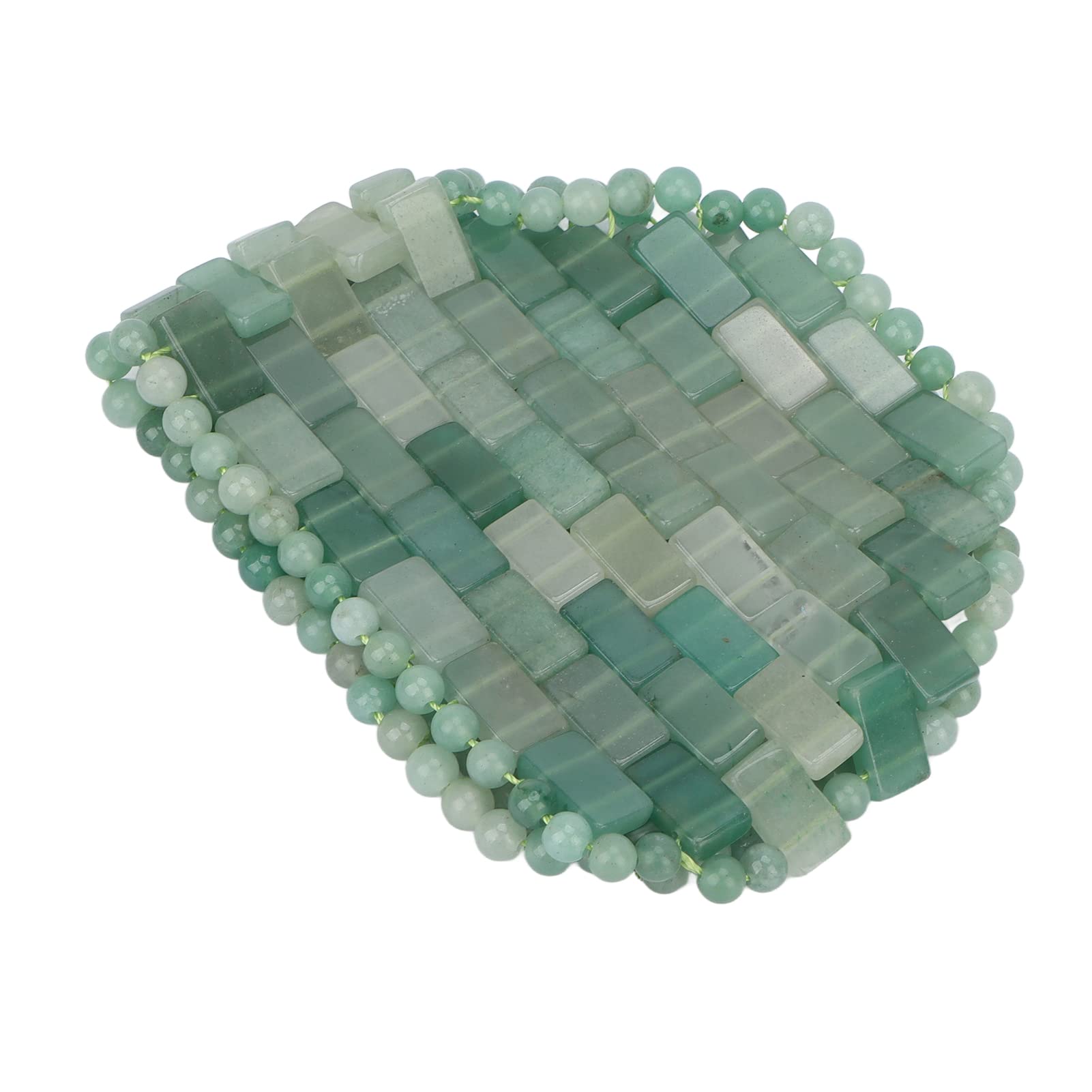 Jadestone-Augenpads zur Reduzierung von Augenringen und zur Hautverjüngung. Kühlstein für nächtliche Hautpflege und Entspannung (Grüner Aventurin)