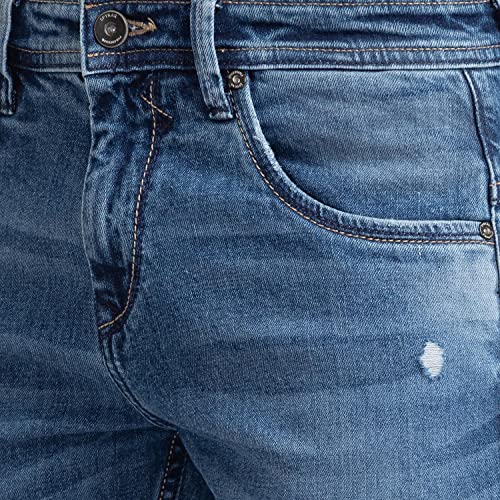 Image of Spykar Men's Mid Rise Regular Fit Jeans