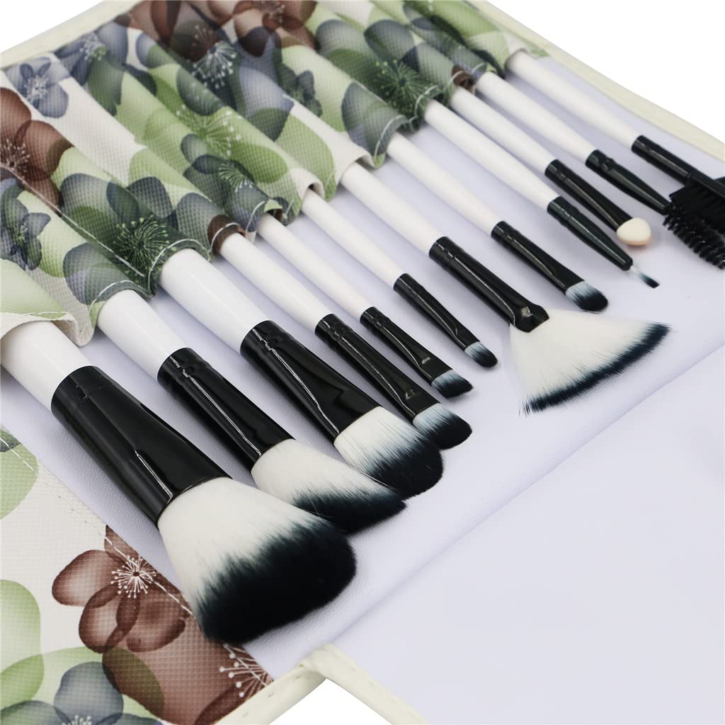 12 Teile/Satz Make-Up Pinsel Set Make-Up-Tools Foundation Puder Lidschatten Eyeliner Lip Rouge Make-Up Pinsel Set Schönheit mit Tasche