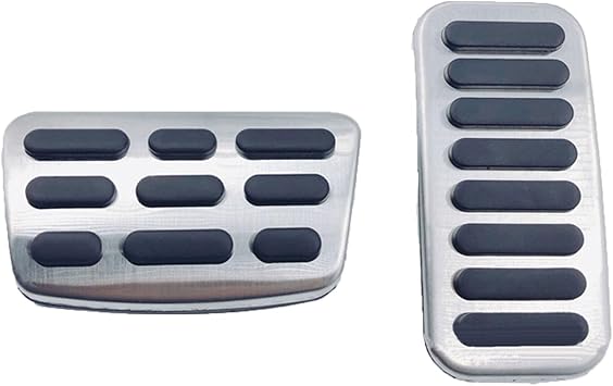 Compatible with Hyundai Elantra Verna Celesta, 1 Set Non-Slip Gas Brake Pedal Covers, Decorative Covers for Impactless Pedals, Protective Accessories, Set 1