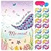 Eaezerav Pin The Tail on The Mermaid Game with 32 Tails Under The Sea Party Decorations for Kids Mermaid Birthday Party Favors