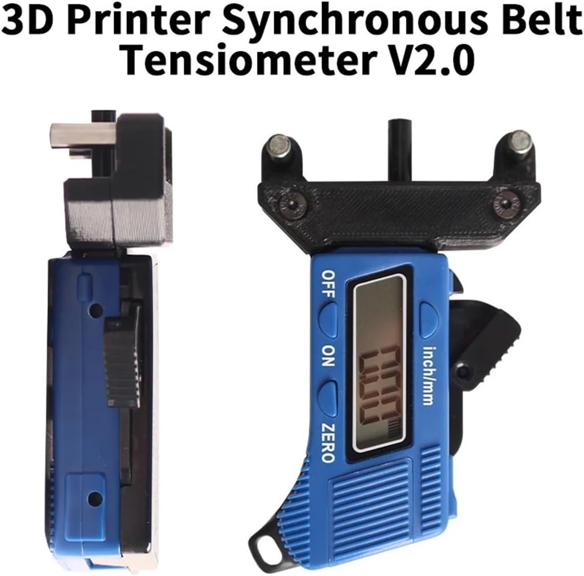 Upgraded Timing Belt Elastic Tensiometer Synchronous Belt Tension Tester Gauge Detection Measurement for Voron for BambuLab for VZBOT