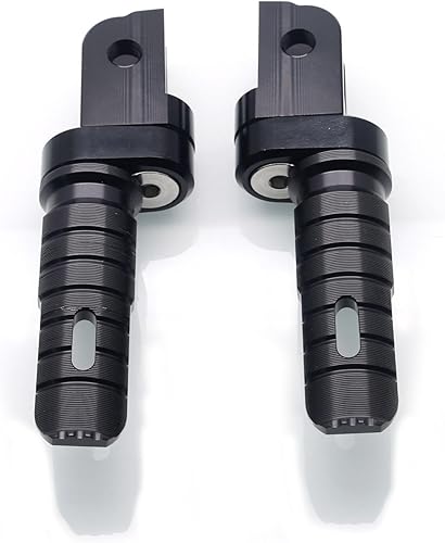 Miniatura 2 de MZS Estriberas para motocicleta, 360 Roating Rider Pedal de descanso negro CNC compatible con F900R  F900XR  R nine T  R nine T ScramblerPure