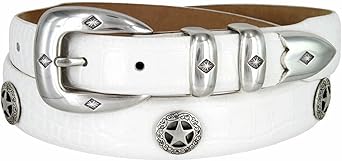 S5514 Genuine Full-Grain Cowhide Leather Designer Dress Belt 1-1/8"30mm taper down to 1"25mm wide