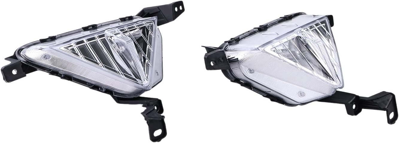 Pair of Signal Fog Light Assembly 92301-F2510 92302-F2510 Compatible for Hyundai Elantra 2.0L 2019-2020