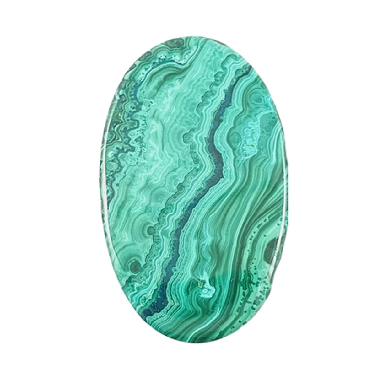 Malachite pour fabrication de bijoux DIY Pierre gemme cabochon vrac collier bague - 6