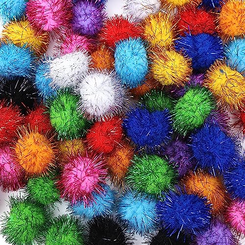 Muluo 70 bolas brilhantes, bolas brilhantes de 4,7 cm, bolas brilhantes para gatos e animais de esti