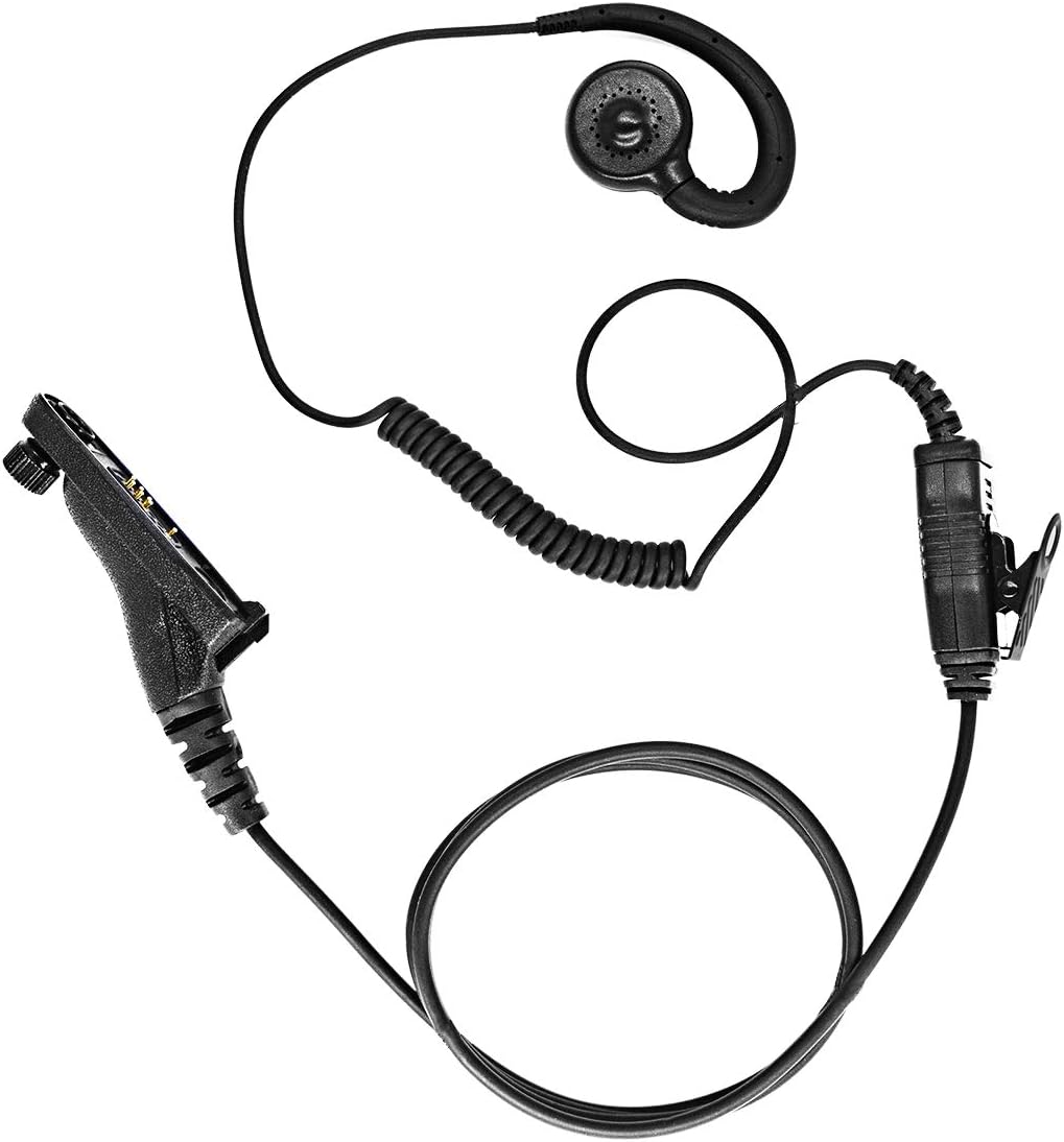 WODASEN APX 4000 Earpiece Compatible with Motorola APX 6000 APX 8000 XPR 7550e XPR 7580e Radio Ear Pieces Headset for APX900 APX1000 XPR7350e SRX2200 N70 N50 APX7000xe 8000hxe APX6000li Walkie Talkie
