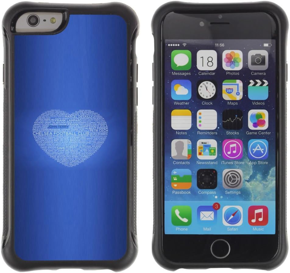 SHIMIN CAO@ Chelsea Football Love Soccer Rugged Hybrid Armor Slim Protection Case Cover Shell For iphone 6 6S CASE Cover ,iphone 6 4.7 case,iphone 6 cover ,Cases for iphone 6S 4.7