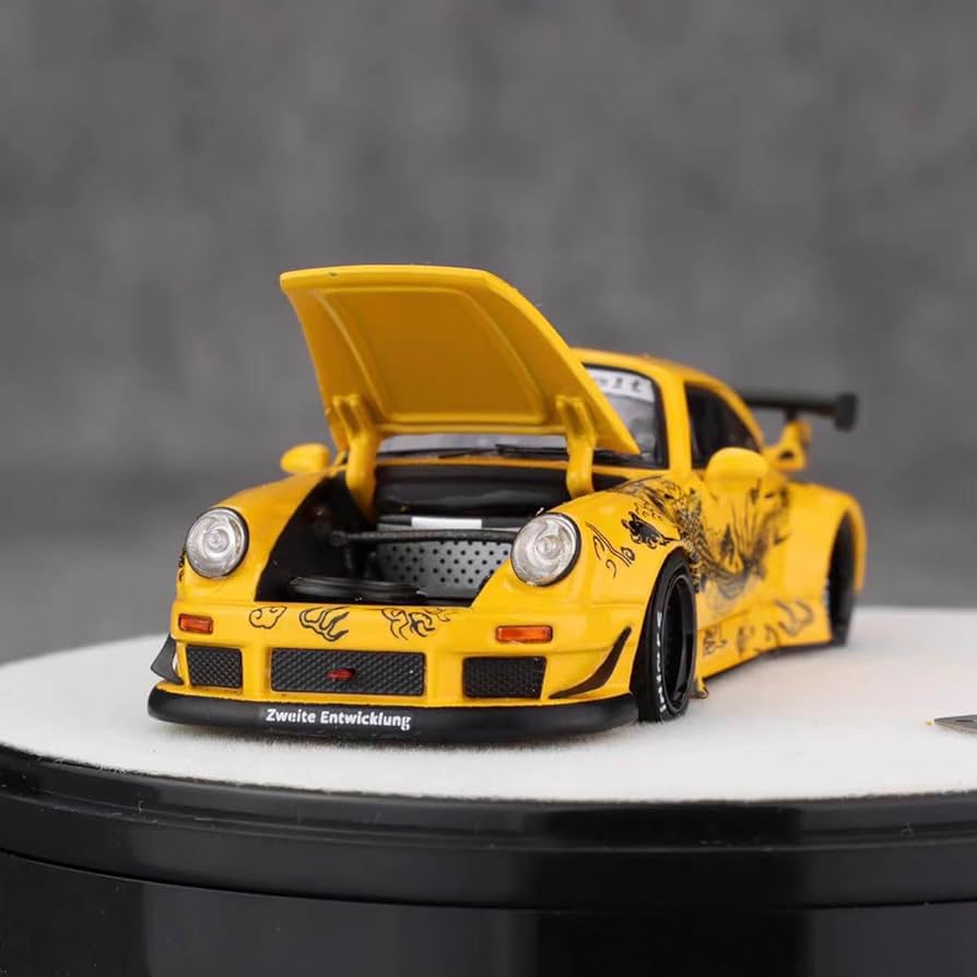 PGM 1/64 ポルシェ RWB 930 フル開閉モデル イエロー 限定 新品