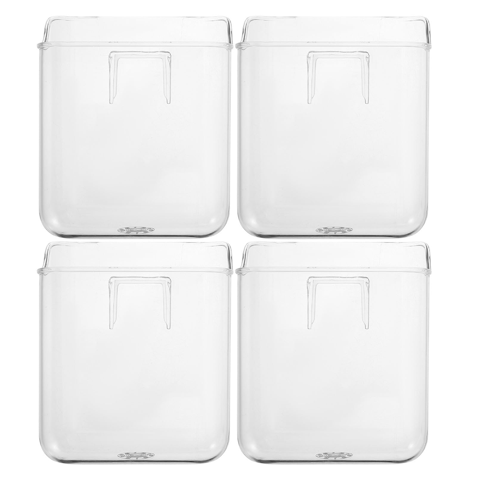 SHERCHPRY 4pcs Wall-mounted File Organizer Boxes with Multitier Stacking Capability and Pet Material, Wall Mount Folder Holder for Small Offices and Busy Work Environments