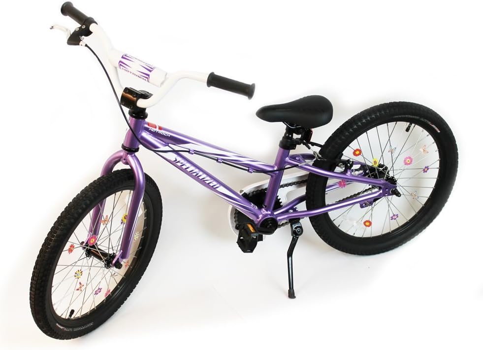 Bike Wheel Spokes - Ride Along Dolly Colorful Flower and Butterfly Bicycle Spokes Attachments- Cute Bike Accessories for Kids (24 Pcs, 12 Different Designs)