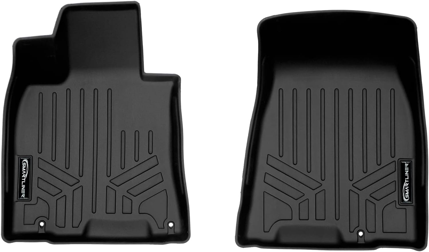 SMARTLINER All Weather Custom Fit Floor Mats 2nd Row Liner Compatible with 2022-2025 Genesis GV70