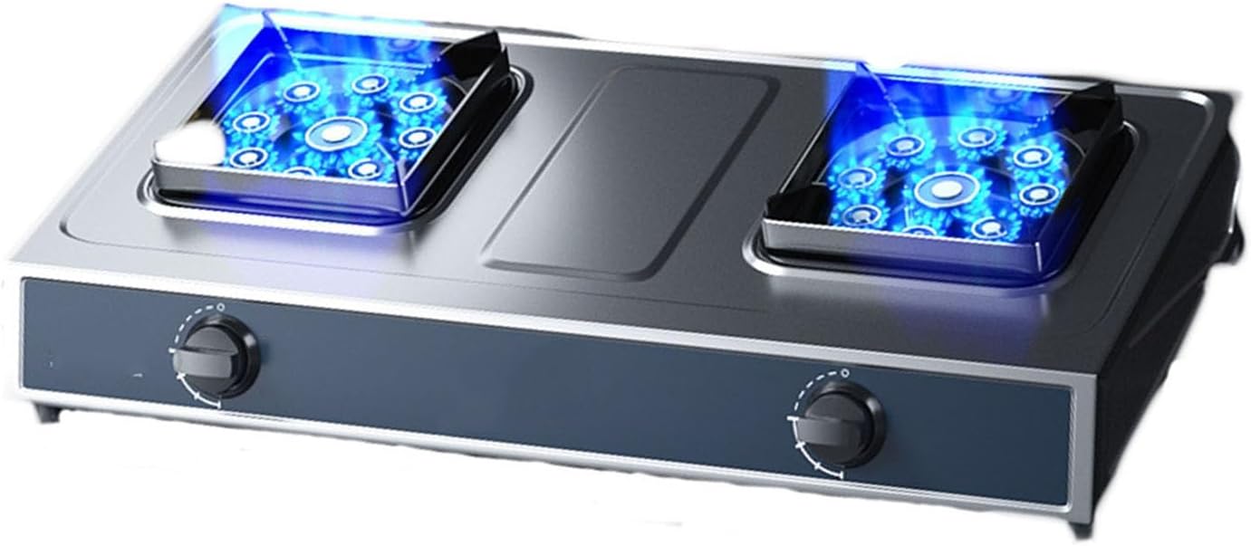 Estufa de Gas de 2 Puestos 37 cm Ancho Instalación de Piso