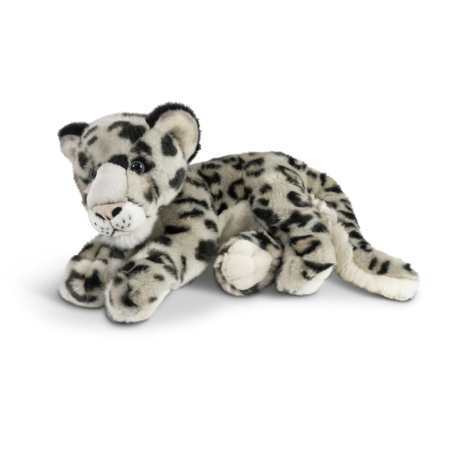 ANIMIGOS WORLD OF NATURE Tobar SNOW LEOPARD Plush Toy, Assorted Colours, Medium