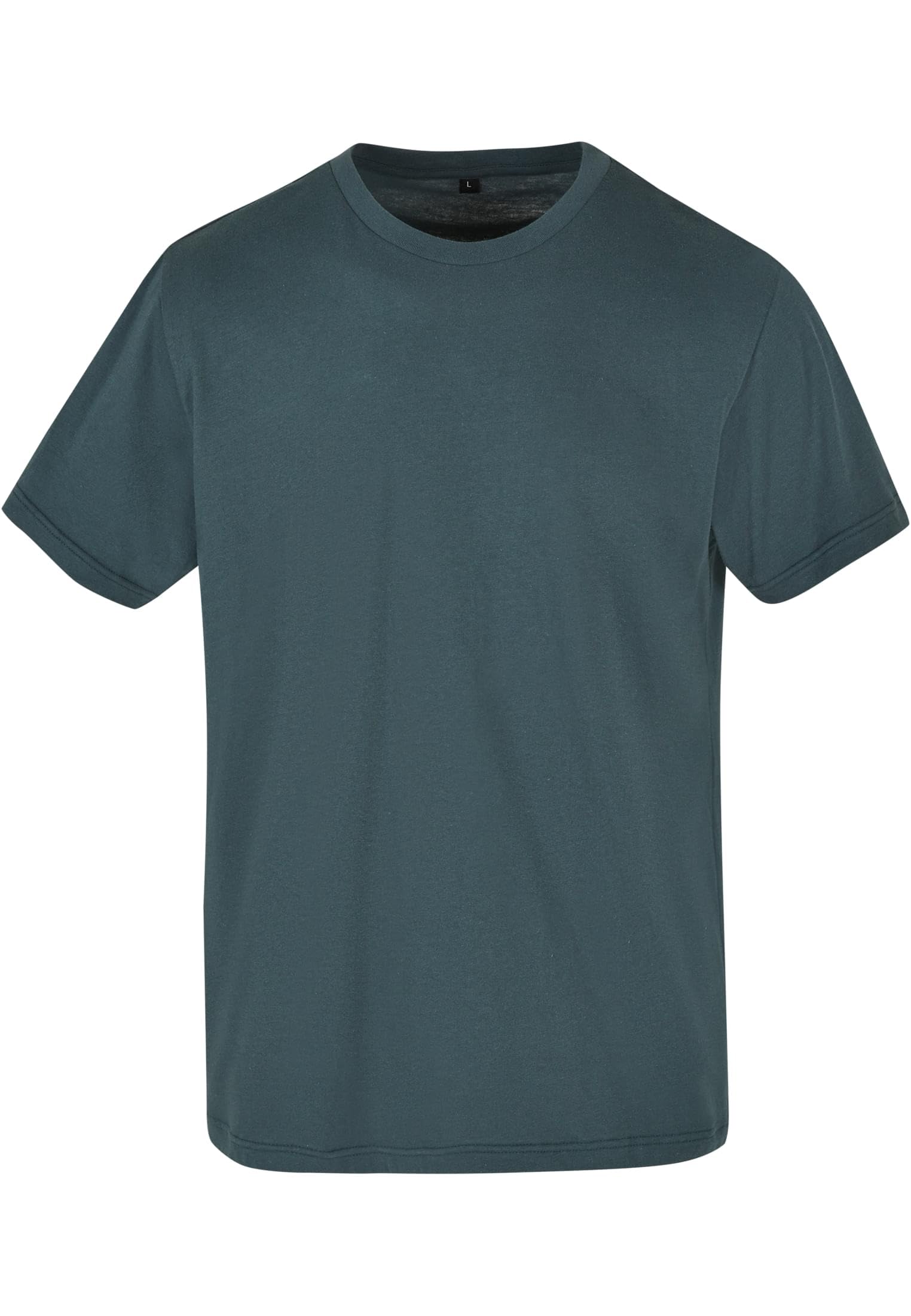 Build your Brand Men's Basic Round Neck T-Shirt T-Shirt, Bottlegreen,
