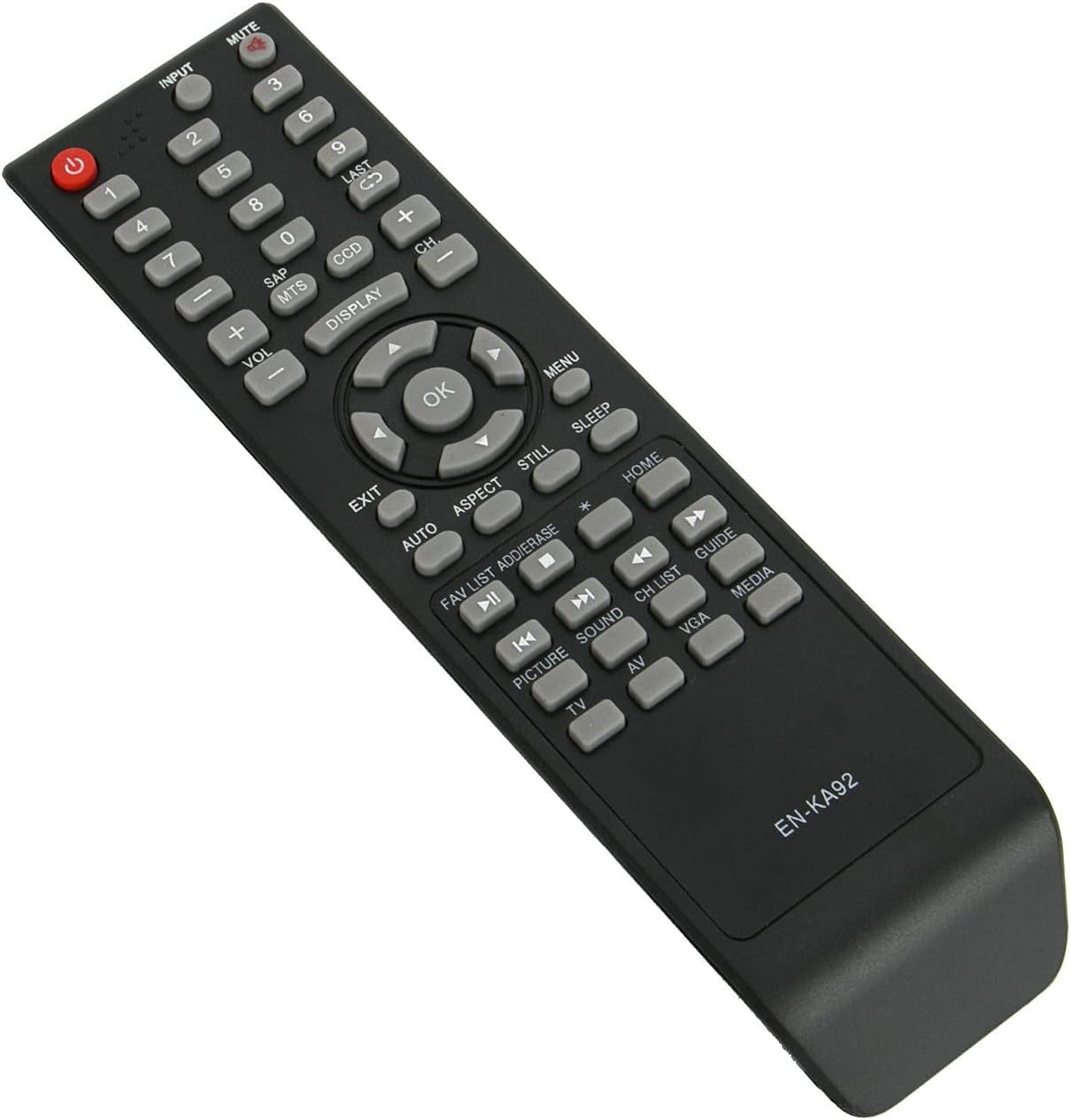 EN-KA92 Replace Remote Control fit for Hisense TV 40" H3 H3B H3C Series 32H3B 40H3B 32D37 32H3B2 32H3B1 32H3C 32H3E 32H5FC 40H3C 40H3E 40H3EA 40H3EC 32H320DH3D 43H320DH3D 32H320D/H3D 43H320D/H3D