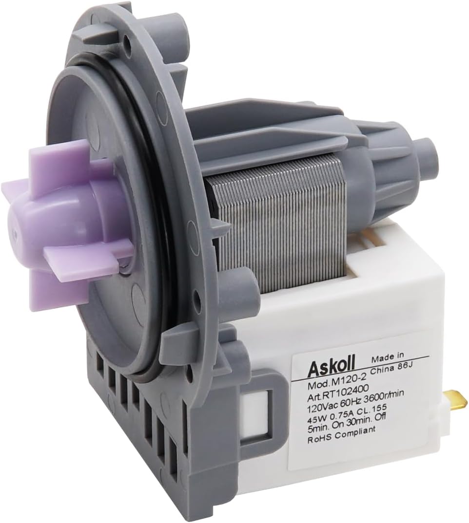OEM Washer Circulation Pump EAU62263303 by SupHomie - Compatible with LG Ken-more Replaces EAU61383503, 4681EA2001C