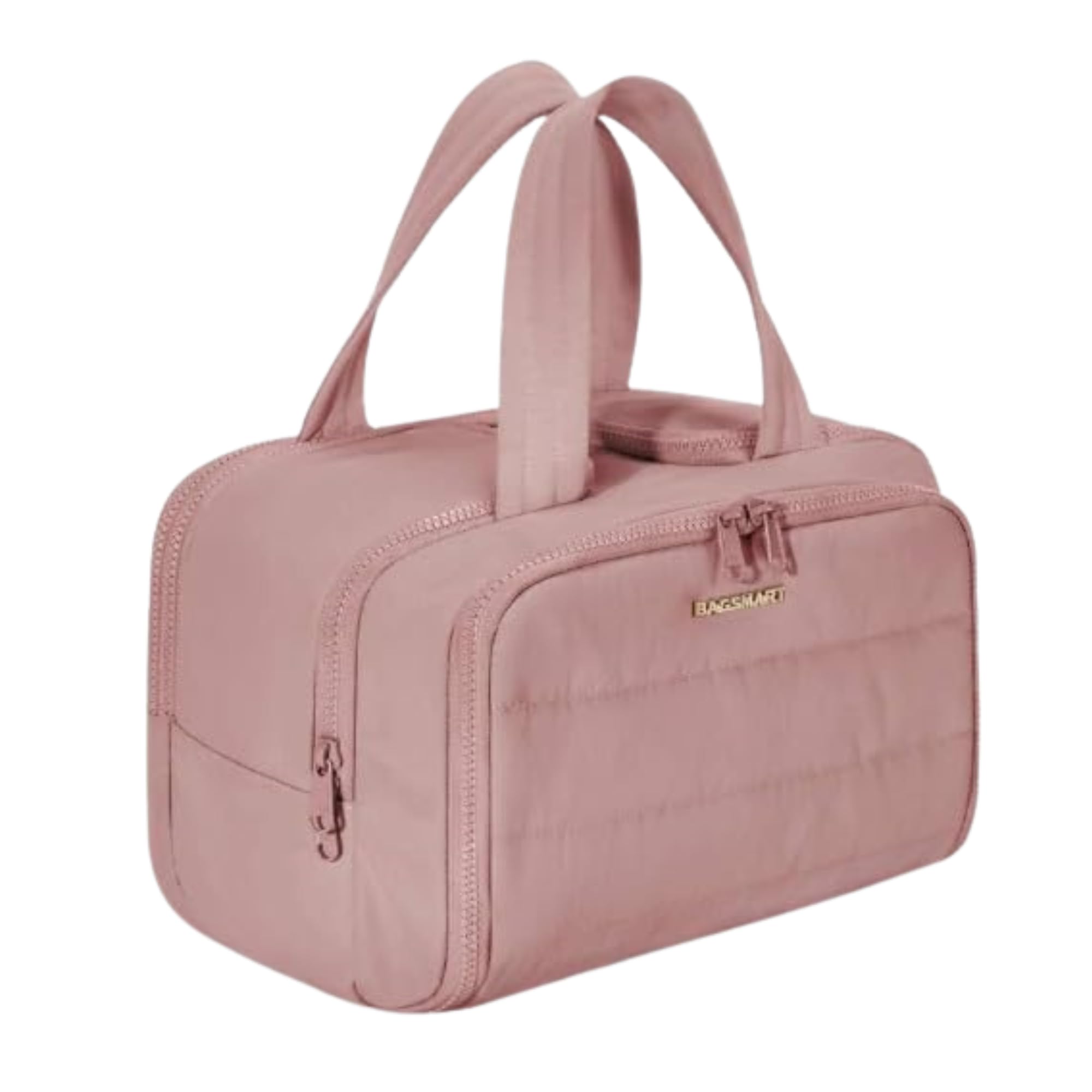 4-in-1 Travel Toiletry Bag for Women, Puffy Cosmetic Makeup Organizer Bag with Wide Opening, Waterproof Portable Storage Pouch for Toiletries, Cosmetics, Skincare & Travel Essentials (RP)-image-40