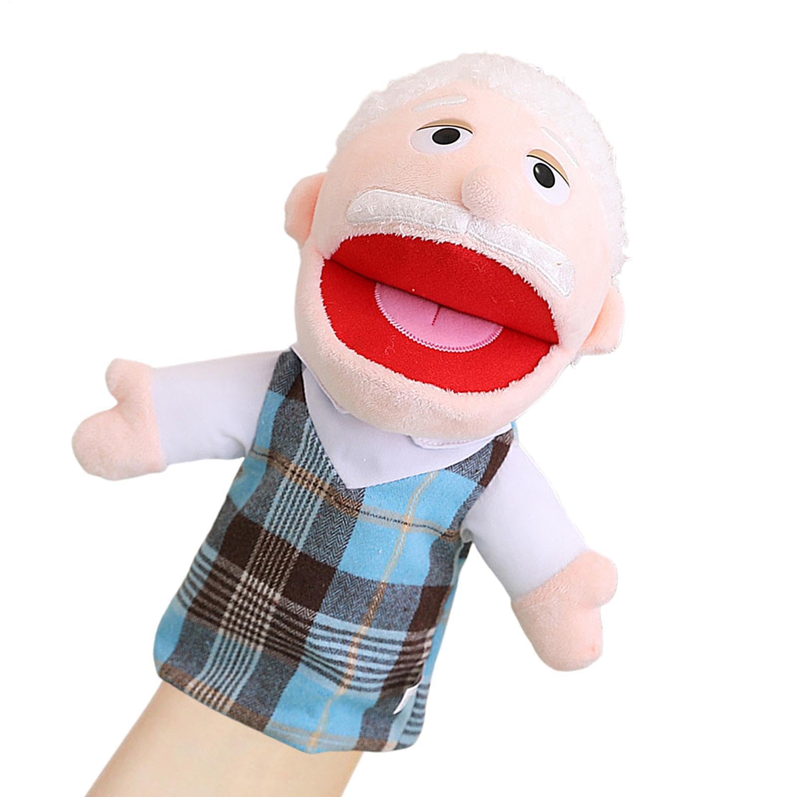 Family Puppets for Kids Soft Movable Mouth