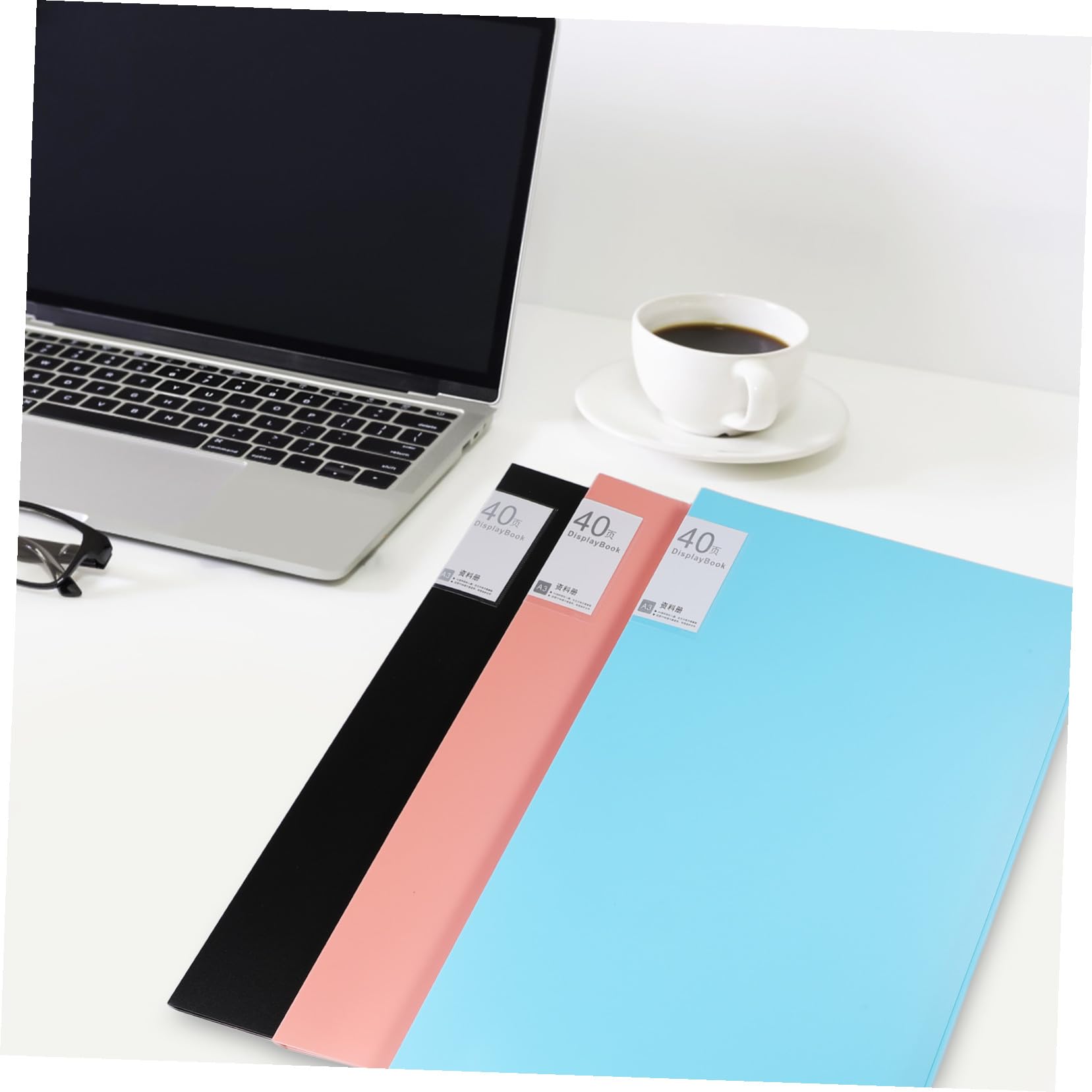 Homoyoyo 3 pezzi Portfolio Organizer Documenti con Tasche Plastica Raccoglitori Resistenti Pagine Custodia Trasparente per Documenti Ufficio Scuola Art Portfolio