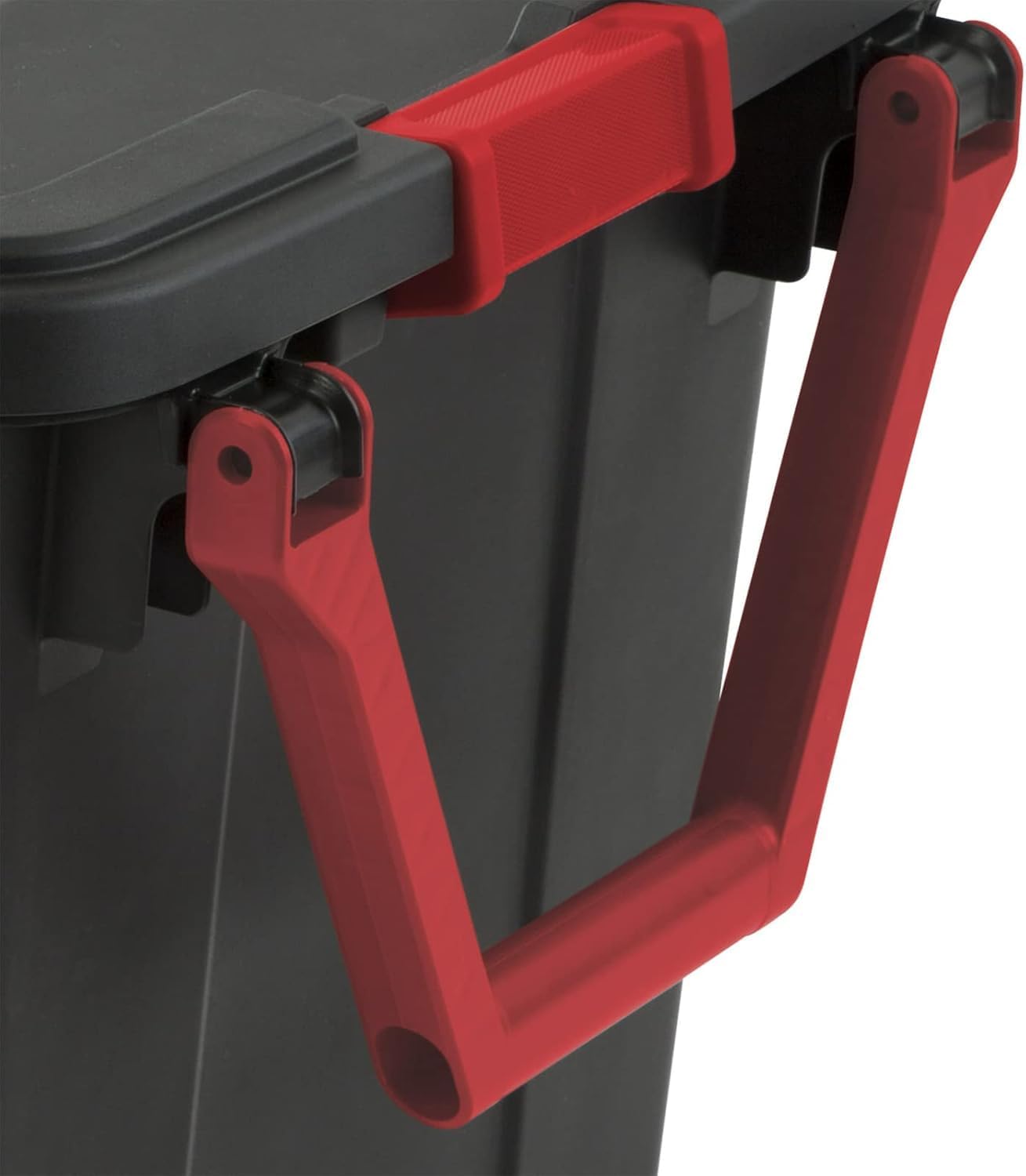 Storage Bins 40 Gallon Heavy-Duty Plastic Storage Bins, Container Totes with Durable Lid and Secure Latching Buckles, Stackable, Tough Storage Containers for Garage and Metal Rack Organizing 2 Pack