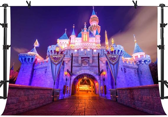 10x7Ft Fantasy Castle Night Scene Backdrop for Children Birthday Party Photo Video Studio Props LSME372