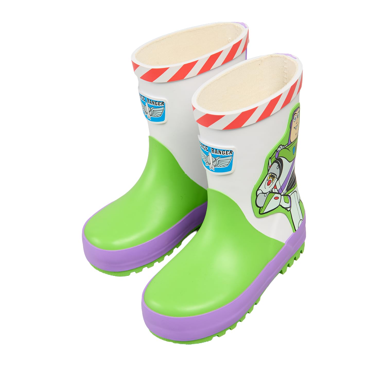 Disney Toy Story Buzz Lightyear Botas de agua para niños | Botas de agua para niños | Tallas para niños pequeños y niños 6-12 | Botas de agua oficiales Pixar para niños