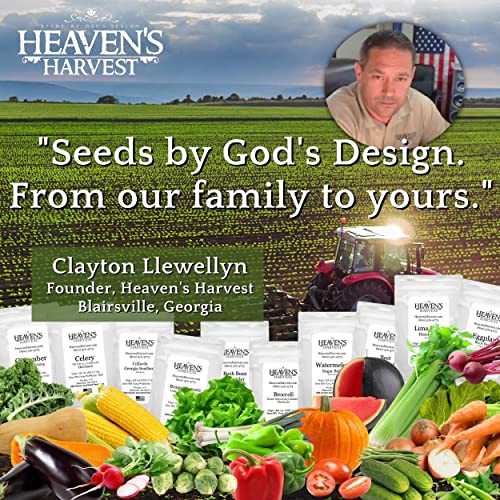 Heaven's Harvest Survival Seed Bank Kit (Over 25,000) Fruit & Vegetable Non-Gmo Heirloom Seeds For Planting A 3+ Acre Home Garden. 100% Secure: Emergency Weather-Proof Bucket (1-Pack) #TOP4