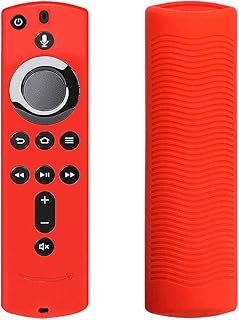 FENGCHUANG Fire Stick Remote Cover Case,Fire TV Stick 4K Voice Remote Control, 5.9inch,Voice Remote Controller Shockproof Silicone Case Cover,1pcs