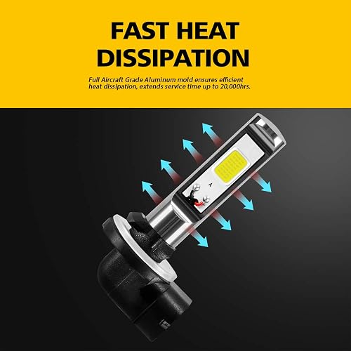 2x 881 LED Fog Light Driving Bulbs 862 886 889 894 896 898 Xenon White