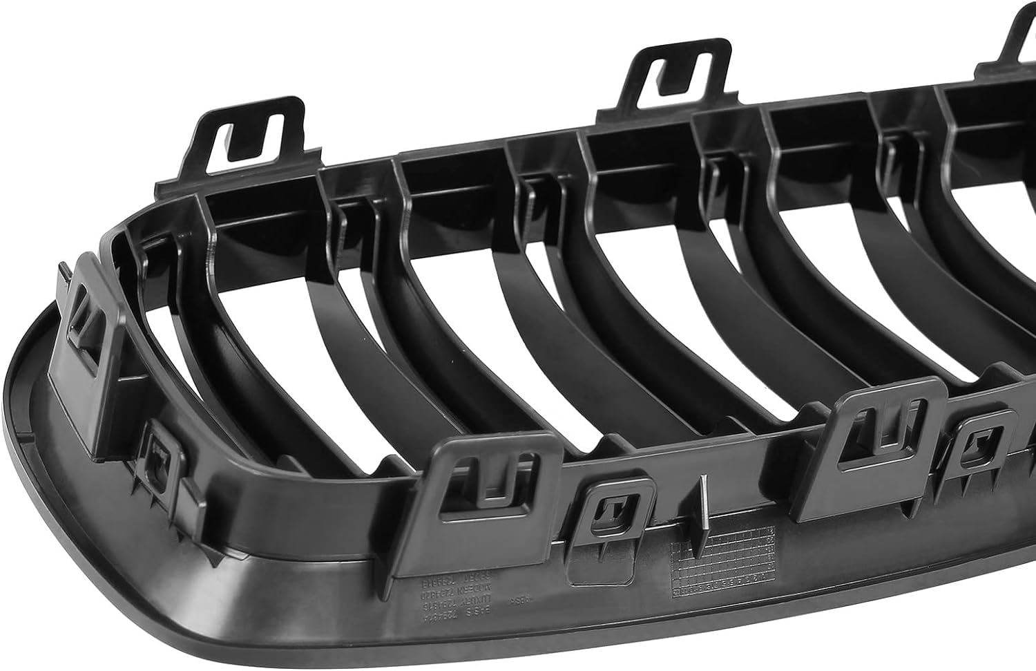 Parrilla de enfriamiento negra brillante para Serie 4 F32 F33 F36 F80 F82 2014-2019 Nieren Doble Barra Parrilla frontal
