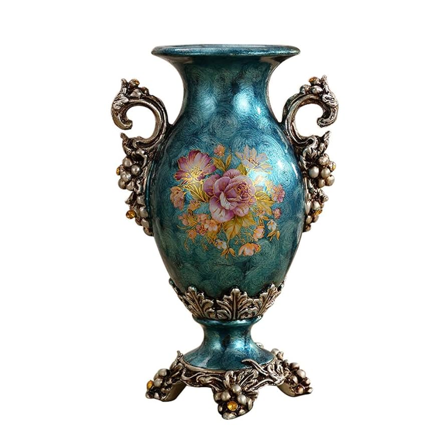 ヨーロッパアンティークの花瓶 楽天市場】フラワーベース 陶器 花瓶 陶器製 ホワイト WH