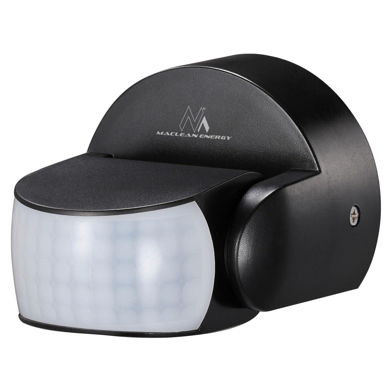 Maclean Schwarz Pir Motion Sensor, Infrared, Ip65, Black, Range 12M, Max Load 600/1200W, Mce468 B