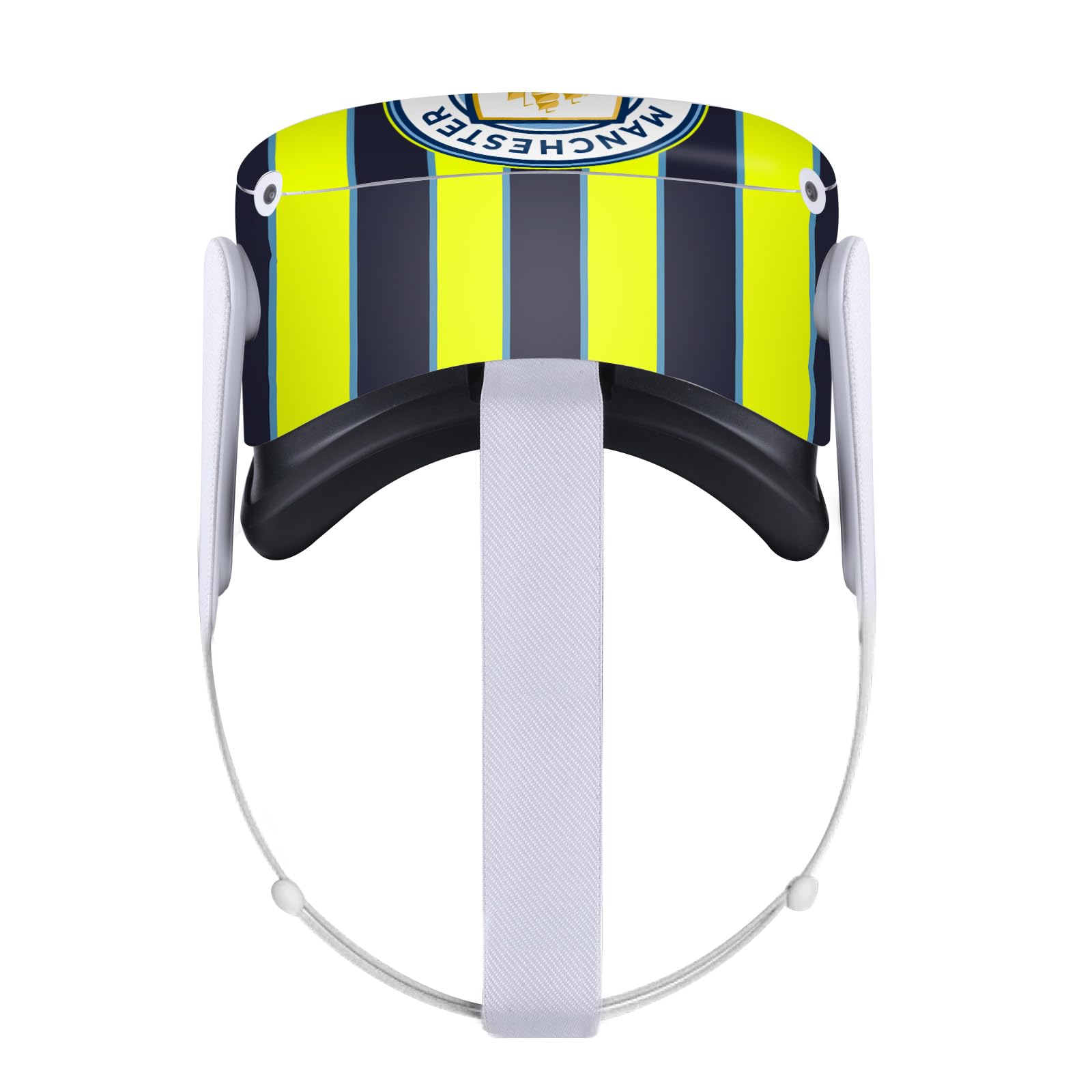 Head Case Designs Officially Licensed Manchester City Man City FC Away 2024 Champions Vinyl Sticker Skin Decal Cover Compatible with Meta Quest 2