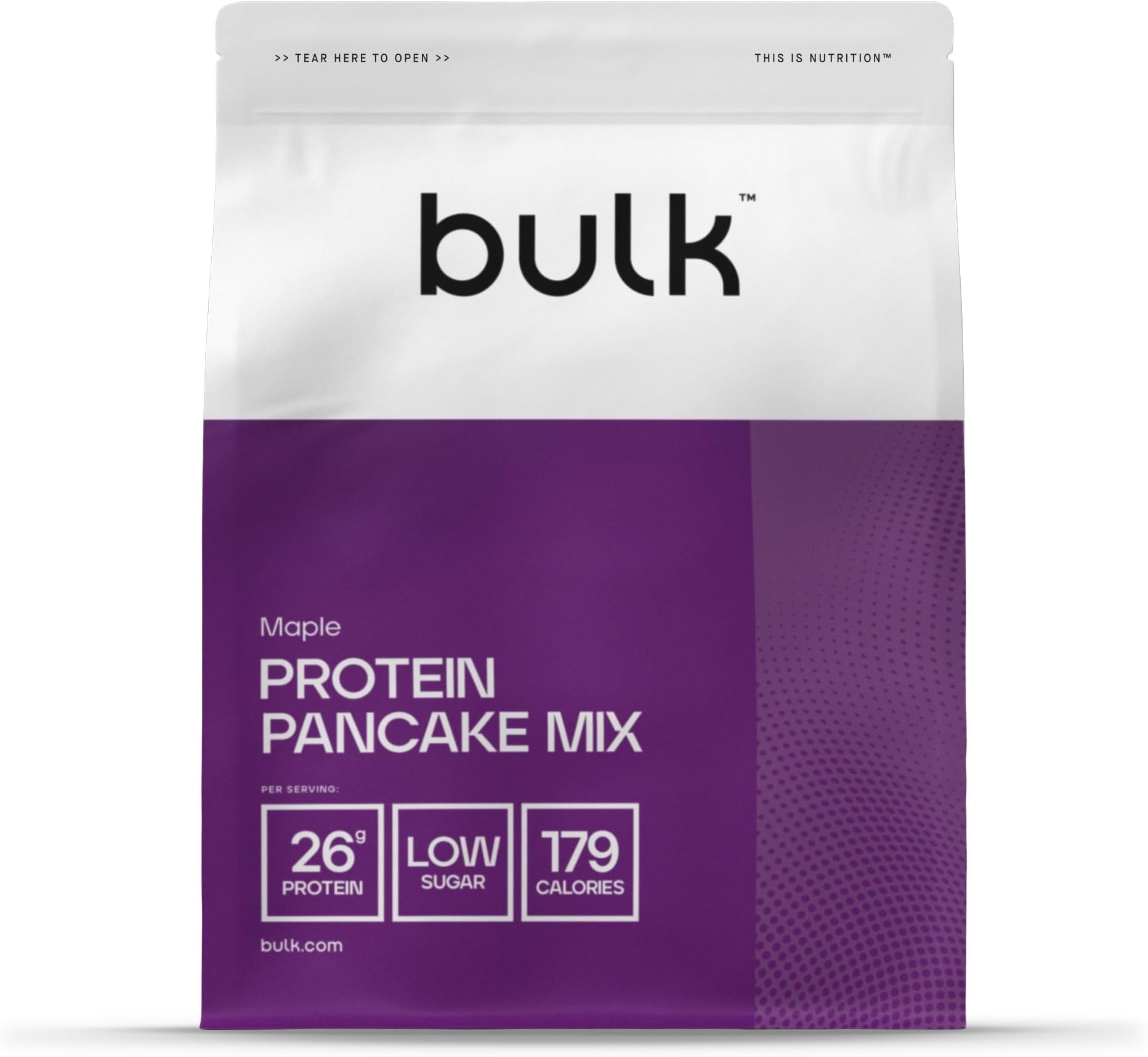 Bulk High Protein Pancake Mix, Maple, 500 g