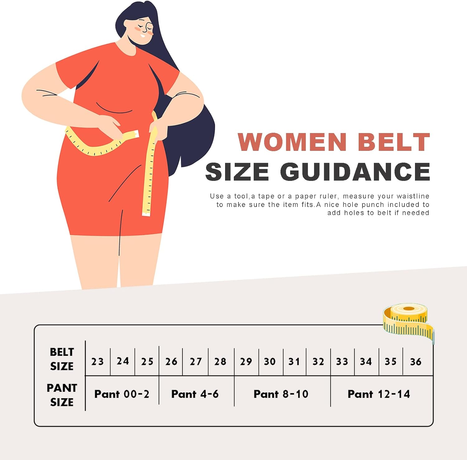 Women Fashion Belt for Jeans Dress Pants Ladies Skinny Faux Leather Belt with Gold Buckle - Image 6