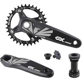 104 BCD Mountainbike Kurbelsatz 170/175 mm Fahrrad Kurbelsatz optionale Kurbel/Kurbel Tretlager/Kurbel Tretlager Rundzahn-Kettenblatt