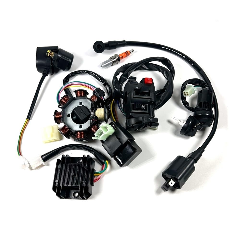 Unidad CDI Digital para CG 125-150cc Arnés De Cableado Motocicleta para, Telar Cables, Bobina Estator Eléctrico CDI ATV Quad Pit Bike Buggy Go Kart