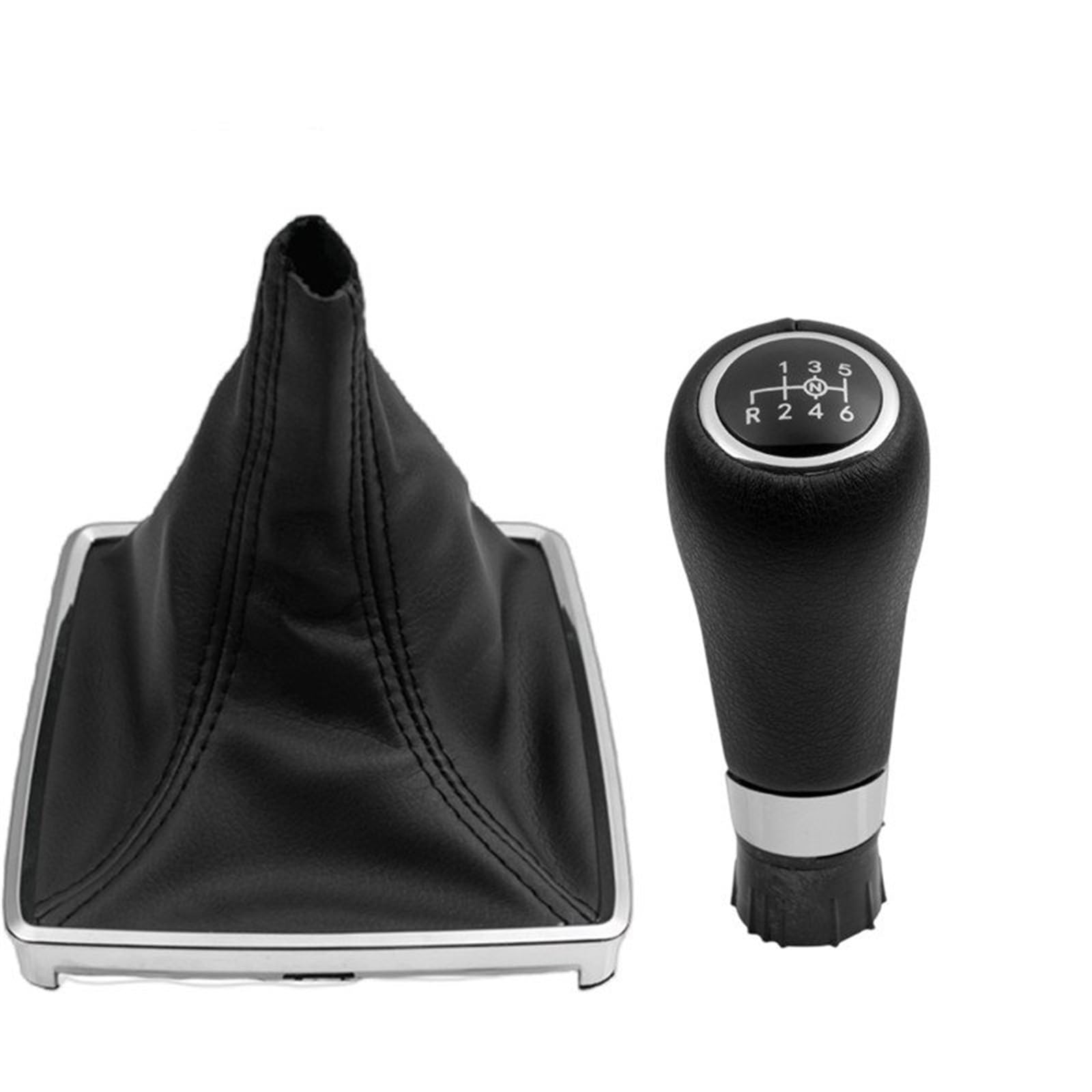 HSUKIHO Car Shift Knob Cover for Benz W204 W207 A207 W212 C204 C63 C300 C250 2008-2014 Car Gear Shift Knob Lever Shifter Gaitor Boot Dustproof Cover(8mm)