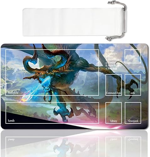 Miniatura 36 de Juego de mesa MTG Playmat Games Tamaño 60X35 cm CCG Compatible para TCG RPG CCG Play Mats (Nissa, Voz de ZENDIKAR-Zone)