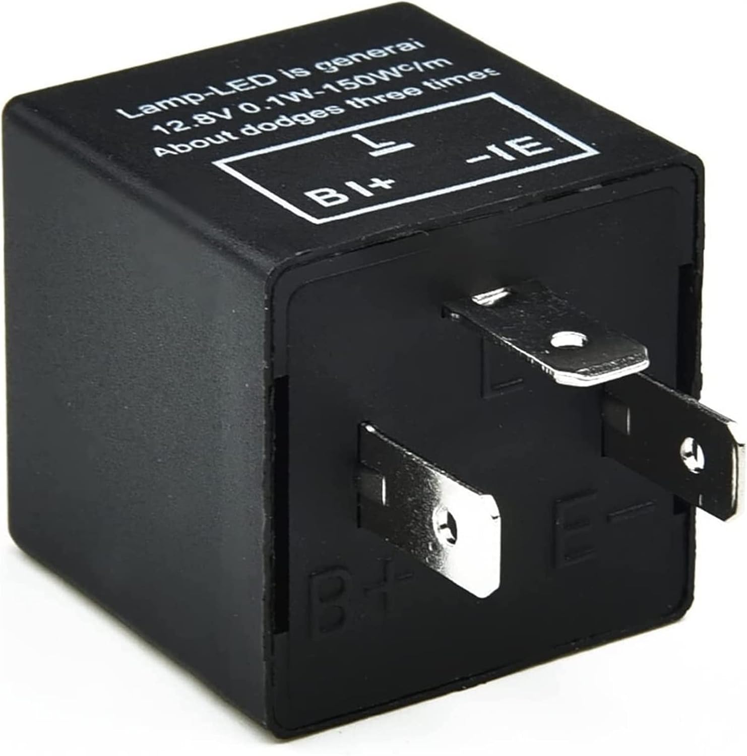 Relay LED Flasher 12V 3-Pin Car Motorcycle LED Flasher Relay LED Adjustable Electronic Flasher Relay for Turn Signal Light Accessories