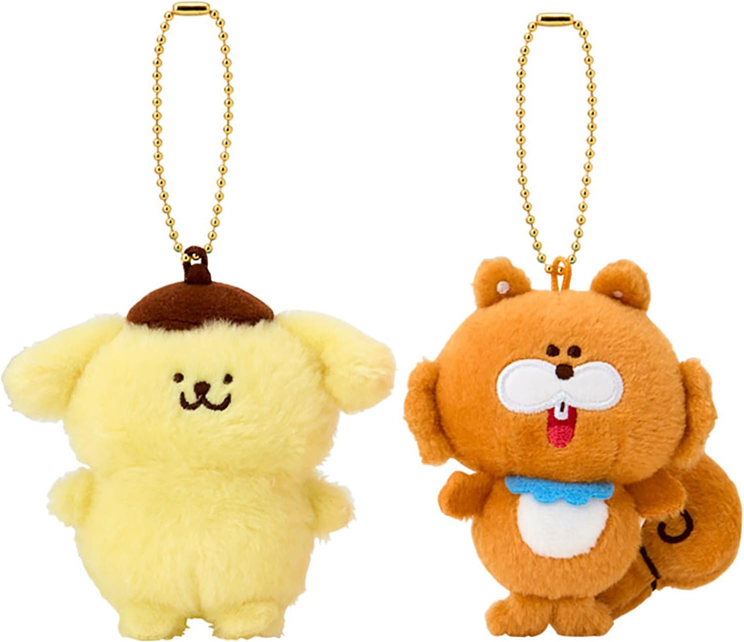 Sanrio SWIMMER 414913 Mascot Holder Set (Part 2) Pompompurin Polyester Steel