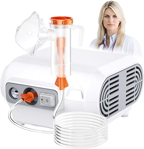 Nebulizadora, máquina nebulizadora fácil de usar para adultos y niños, nebulizador compresor eficiente y portátil para aliviar problemas