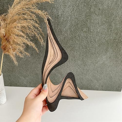 Sculpture de table artistique en bois pour une decoration interieure chaleureuse