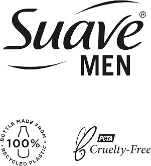 Suave Men Moisturizing Body & Face Wash, With Cedarwood and Mandarin Scent, No Parabens, No Phtahaltes, 18 Oz Pack of 6