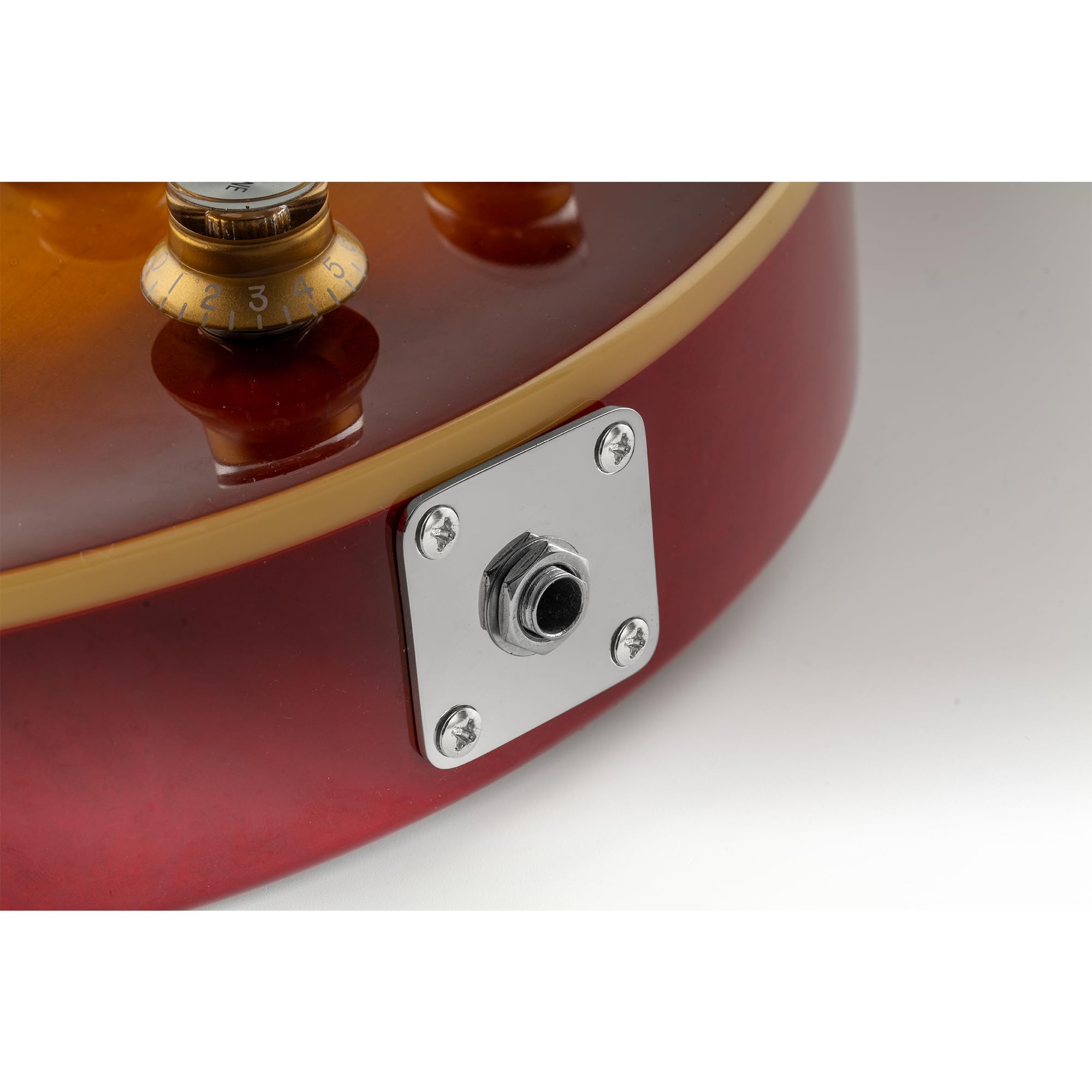 Amazon.co.jp: Musiclily Proスチール製ジャックプレート平底角型USA 