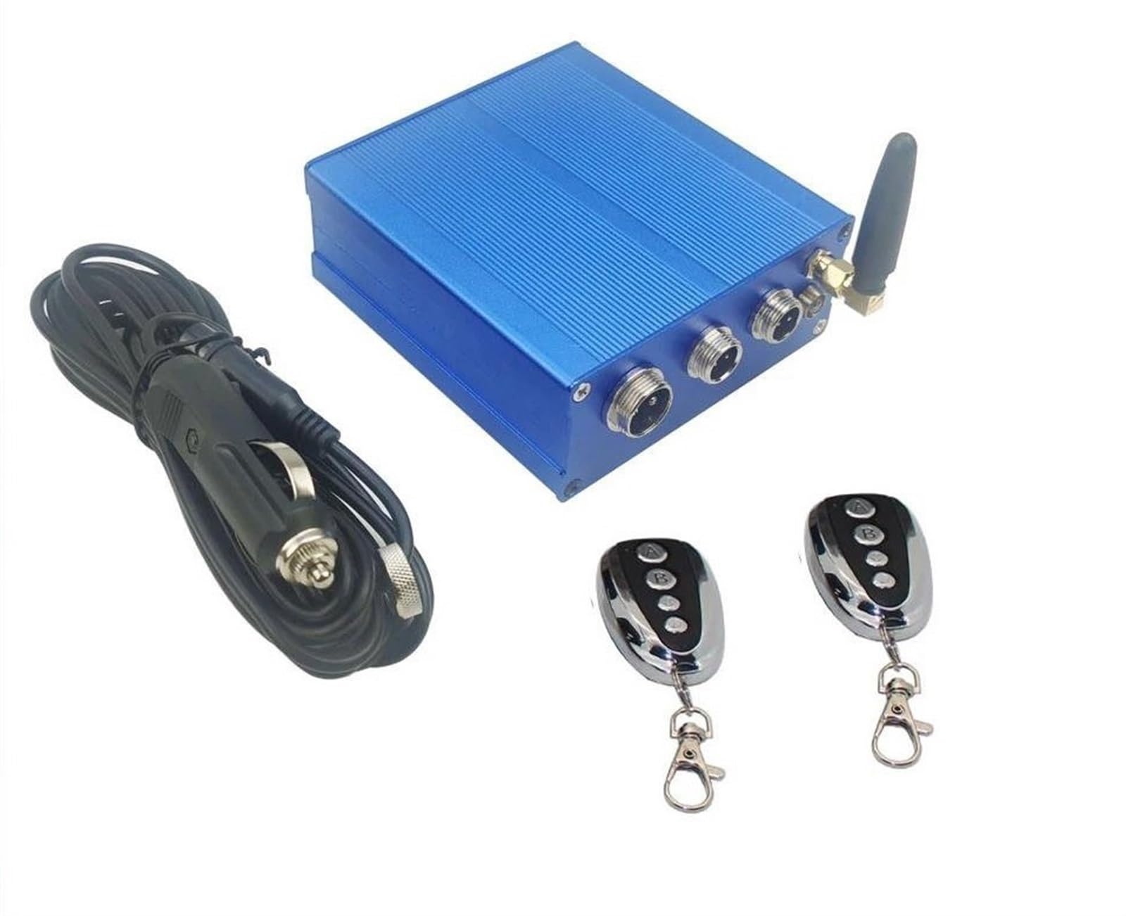 Terminales de Escape Amortiguadores Válvula Electrónica Tubo Escape Modo Multiángulo Universal 51 60 63 70 76MM Dispositivo Controlador Control Remoto Silenciador Trasero Coche(Controller)