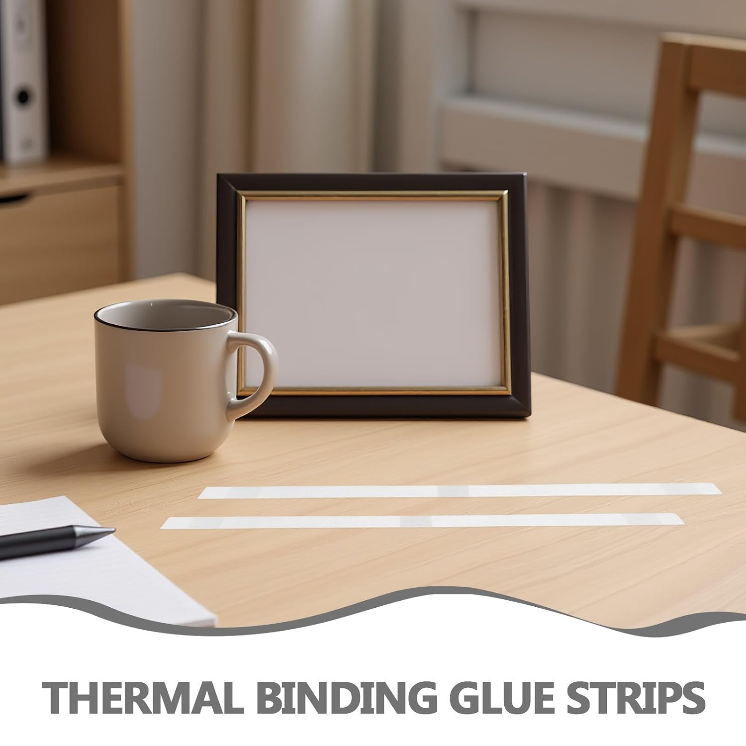 Thermal Glue Strips 10mm 50pcs for Book and Document Binding
