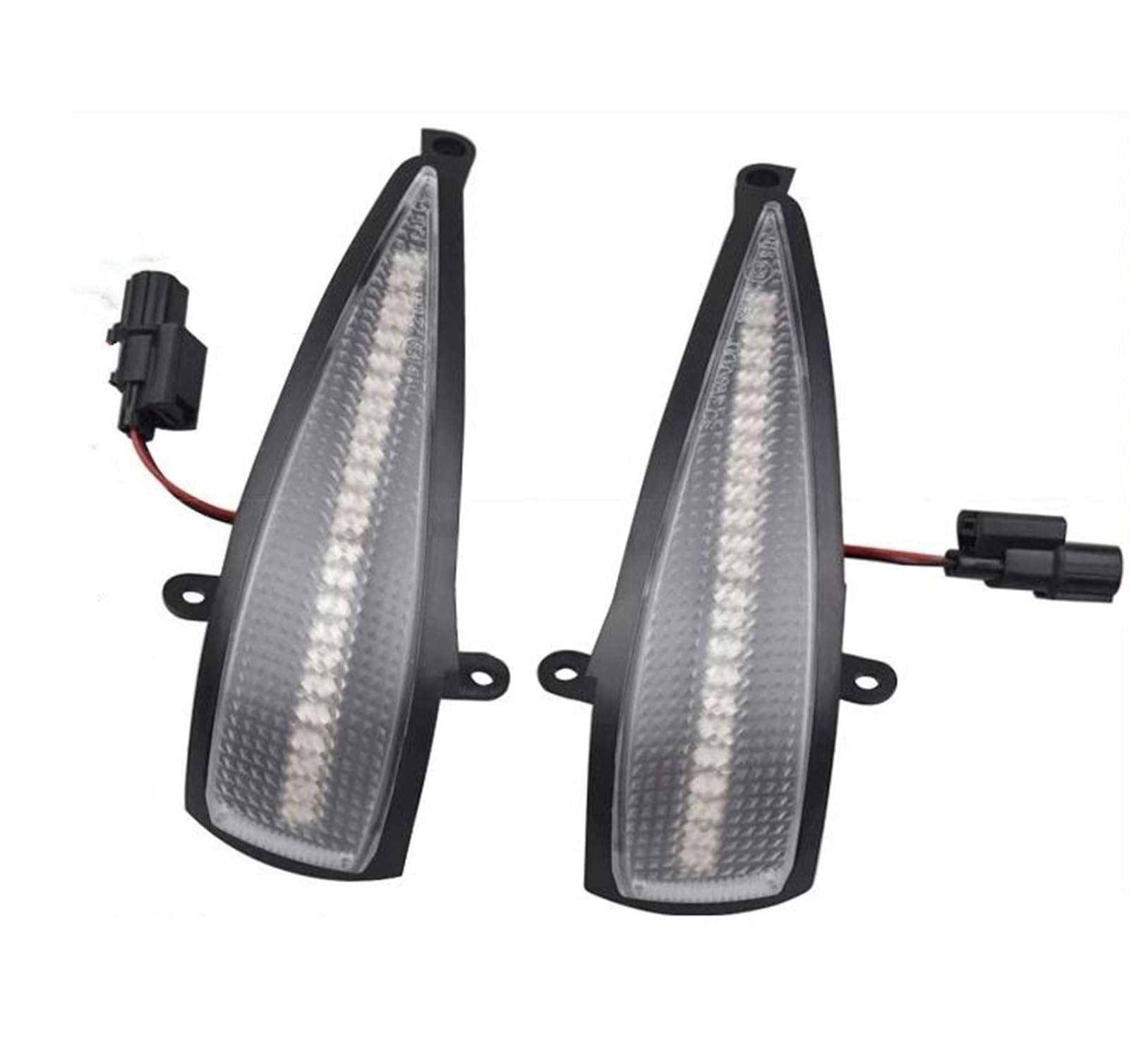 Luces LED intermitentes para Civic 8 de espejo lateral dinámico negro 6